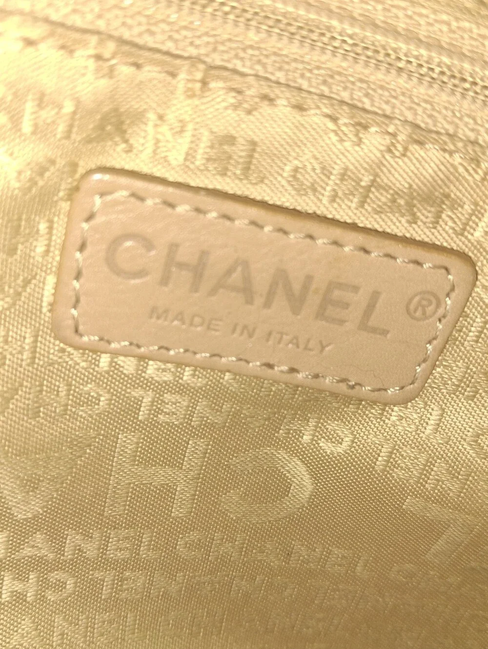 Chanel Chocolate Tote Beige